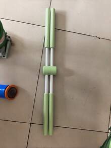 1件式瑜伽伸展棒 背部開展器 站立式十字肩姿勢矯正訓練器 成人居家健身塑身脊椎拉伸裝置 黑色 - 彩色 - 查看 4