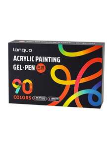 54/90/144 Color Acrylic Neutral Pen Gift Box 1.0mm Large Capacity Handheld Painting Manuscript Color Pen - Sets - View 4