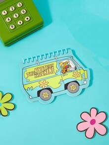 SCOOBY-DOO X POKOJA LAND Cute Cartoon Korean Style Pocket Notebook Student Portable Planner Journal - A6 special-shaped line grid - View 3