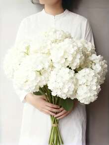 1pc Large Hydrangea Artificial Flower Wedding Stage Decor Dense Fake Flower Arrangement Event Party Backdrop Arch Aisle Decoration Centerpiece Home Festival Ornament - Multicolor - View 7