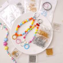 60 Pieces Of 4/6/8mm Austrian Quality Shiny Flat Crystal Beads With Holes Suitable For DIY Bracelets And Phone Accessories - Colorful White - View 14
