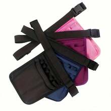 1pc Women'S Black Nylon Waist Bag - Makeup Organizer, Fanny Pack, Storage Pouch, Nurse Work Waist Bag - one size fits all - View 9