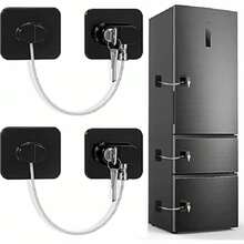 One-Piece/Two Pieces Safety Locks, Advanced Protection Locks, Multi-Functional Cabinet Door Locks, Window Locks, Refrigerator Latches, Child Safety Locks For Doors And Windows. - multicolor - View 6