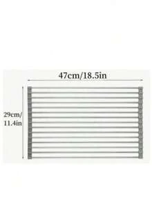 1 Piece Stainless Steel Adjustable Multi Arm Anti Rust Sink Drain Rack Black Gray Space Saving Multifunctional Kitchen Bathroom Utensil Storage Rack Christmas New Year Household Kitchen Organizer - Multicolor - View 16