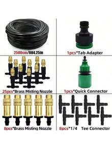 Drip Irrigation System, Drip Irrigation Kit, Automatic Garden Watering System, Suitable For Greenhouse, Yard, Lawn, And Plants - Multicolor - View 10