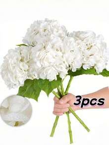 1pc Large Hydrangea Artificial Flower Wedding Stage Decor Dense Fake Flower Arrangement Event Party Backdrop Arch Aisle Decoration Centerpiece Home Festival Ornament - Multicolor - View 9