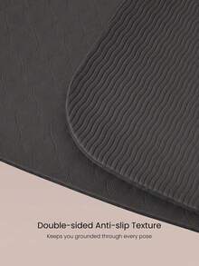 GLOWMODE 1 Pack GlowBase Dual-Grip Double-Sided Anti-Slip Water Resistant TPE Yoga Mat 6mm Thick Yoga Pilates Studio Gym Daily Active Wear - Grey - View 4