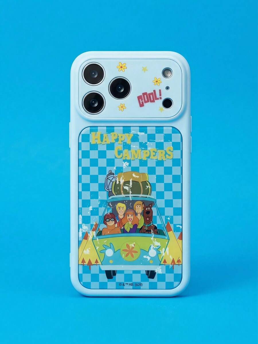 SCOOBY-DOO X SHEIN A Stylish, High-End Printed Pattern Protective Phone Case Design, Perfect Compatible With Iphone – A Cute, Fashionable, And Sophisticated Phone Case. - Multicolor - View 1