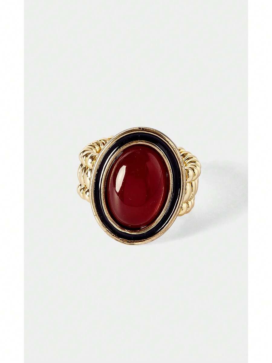 Noxbound A Stylish, Simple And Beautiful Bohemian Vacation Style Elastic Line Ring - geometric pattern - View 1