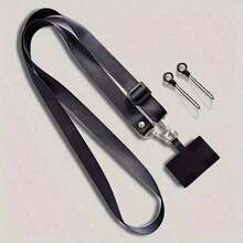 Adjustable Phone Lanyard, Dual-Use Strap For Hanging Or Crossbody, Solid Color Halter, Suitable For Hanging Smartphones, Bags, And Keys, Convenient - Multicolor - View 17
