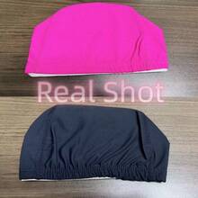 Bulk Wholesale Elastic Fabric Swimming Cap, Comfortable Material Swimming Pool Cap, Lightweight Bathing Cap Suitable For Women, Men, Children, Unisex, Non-Waterproof Elastic Swimming Pool Bathing Cap Suitable For Long And Short Hair - A - View 14
