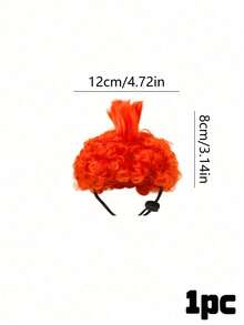PETSIN 1PC Adorable Pet Afro Wig With Adjustable Elastic Strap, Suitable For Small To Medium-Sized Cats And Dogs. A Fun Costume Prop For Halloween, Birthday Parties, And Holiday Photoshoots. - Multicolor - View 15