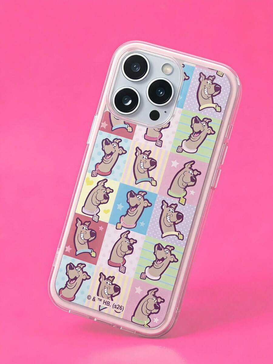 ShellaStory SCOOBY-DOO X SHEIN 時尚印花保護殼設計,時尚手機殼,相容於 - 彩色 - 查看 1