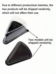 1/20/50pcs/Set Triangle Cake Box With Spoon, 6-Inch And 8-Inch Transparent Layered Cake Portable Box, Suitable For Mousse Cake Slices, Transparent Cake Slice Container, Cake Box, Plastic Cheesecake Container With Lid, Birthday Party Gift, Wedding - Multicolor - View 5