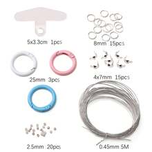 60 Pieces Of 4/6/8mm Austrian Quality Shiny Flat Crystal Beads With Holes Suitable For DIY Bracelets And Phone Accessories - Colorful White - View 21