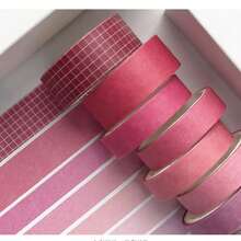 8pcs/Pack Set Pita Washi Bintang Bulan Dekorasi Stiker Scrapbooking Buku Harian Pita Perekat Alat Tulis Perlengkapan Sekolah - Beraneka warna - View 5