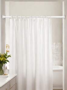 1PC Thickened 0.86-Inch Tube, Drill-Free Tension Rod, Extendable Shower Curtain And Curtain Rod, Wardrobe Hanging Rod, Balcony Clothes Drying Rod, Door Curtain Support Rod, An Essential Household Tool With Easy Installation - multicolor - View 5