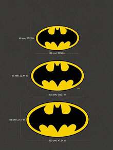 Batman X Joivida 1pc Licensed Cartoon Rug, Soft Plush Floor Mat With Iconic Black And Yellow Design, Cozy And Playful Home D R, Perfect For Bedroom, Living Room Or Kids' Room, Ideal Choice For Fans - 1PC - View 3