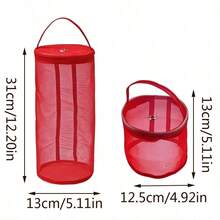 1pc Colorful Multi-Size Mesh Yarn Storage Bag, DIY Crochet Tool Organizer. - multicolor - View 3