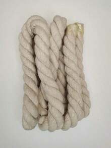 Fun Tug Rope (Non-Professional) Material: 2cm Thick * 600cm/150cm Long Handmade Braided Character Climbing Frame Gardening Binding Decorative Rope Floral Accessory Tote Bag Handle Rope - apricot - View 17
