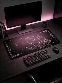 1pc Crying Angel Illustration Desk Mat Gothic Mouse Pad Non Slip Rubber Base Extended Gaming Pad For Desktop Decor Office Home Computer Laptop Keyboard Smooth Surface Durable Wear Resistant Easy Clean Practical Gift For - View 2