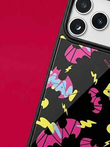 ShellaStory BATMAN X SHEIN A Stylish, High-End Printed Pattern Protective Phone Case Design, Perfect Compatible With Iphone – A Cute, Fashionable, And Sophisticated Phone Case. - Multicolor - View 3