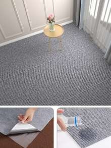Karpet Perekat Mandiri untuk Kamar Tidur, Ruang Tamu, Kantor, Lantai Toko, Anti Selip dan Tahan Air - 10Pcs - View 2