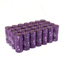 1/3/6/10 Rolls Of Durable And Leak-Proof Pet Waste Bags With Strawberry Pattern - Multicolor - View 4