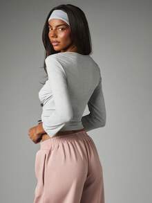 MISSGUIDED Women T-Shirts - Light Grey - View 5