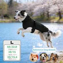 BJAYPET 保暖连帽宠物卫衣，加厚保暖狗狗衣服，纯色，适合小型/中型/大型犬（四脚衣服请参考背长） - 彩色 - 查看 50