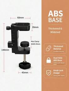 Bed Tablet Holder, Adjustable Long Arm Phone Clamp, Suitable For Desk Bedside Bed Edge, Foldable Floating Slouchy Bracket, Suitable For Recording Live Streaming, Compatible With Pro Mini Kindle Switch 4-13 Inch Devices - Multicolor - View 11