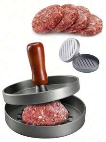 Hamburger Patty Maker Set And 100 Pieces Of Non-Stick Burger Press Paper, Kitchen Tools And Accessories, Suitable For Holiday Parties, Gatherings, Family Meals, And Homemade Hamburger Patty Making - Multicolor - View 3