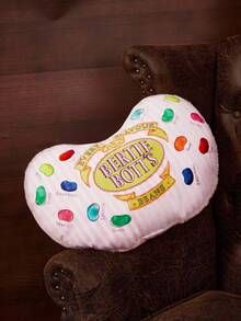 HARRY POTTER X SHEIN A Printed Cartoon Plush Throw Pillow, Cute Animal Office Pillow, Sofa Back Nap Pillow - Pink - View 3