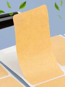 Rollo de etiquetas adhesivas de papel kraft para sellar, autoadhesivas, se pueden escribir a mano para clasificación y marcas de embalaje - Multicolor - Ver 3