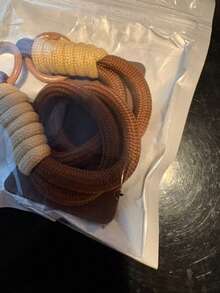 1条编织绳手机挂绳纯色糖果色多功能腕带通用版易拆卸手工编织绳手机壳吊坠 - 顏色 - 查看 8
