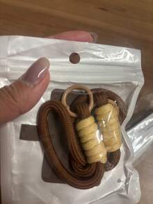1条编织绳手机挂绳纯色糖果色多功能腕带通用版易拆卸手工编织绳手机壳吊坠 - 顏色 - 查看 9