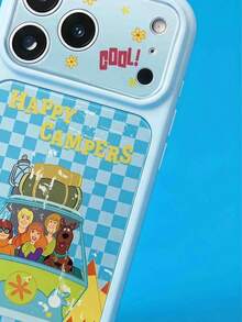 SCOOBY-DOO X SHEIN A Stylish, High-End Printed Pattern Protective Phone Case Design, Perfect Compatible With Iphone – A Cute, Fashionable, And Sophisticated Phone Case. - Multicolor - View 3
