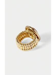 Noxbound A Stylish, Simple And Beautiful Bohemian Vacation Style Elastic Line Ring - geometric pattern - View 5