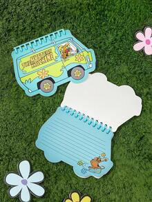 SCOOBY-DOO X POKOJA LAND Cute Cartoon Korean Style Pocket Notebook Student Portable Planner Journal - A6 special-shaped line grid - View 6