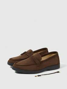 Sleekvia Commuter Flat Loafers Fall Shoes - Brown - View 10