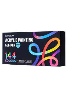 54/90/144 Color Acrylic Neutral Pen Gift Box 1.0mm Large Capacity Handheld Painting Manuscript Color Pen - Sets - View 18