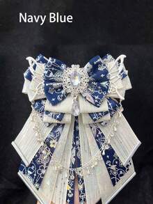 One-Piece; Cute And Elegant; Featuring A Luxurious Decorative Bow Pendant, Ribbon Brooch/Corsage, And Silver Chain; Anime/Idol Accessory - multicolor - View 16