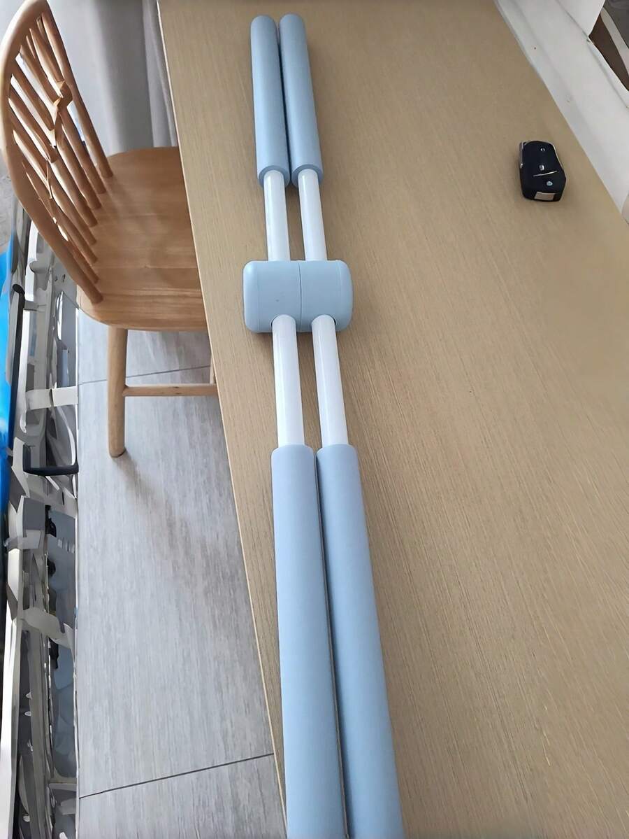 1件式瑜伽伸展棒 背部開展器 站立式十字肩姿勢矯正訓練器 成人居家健身塑身脊椎拉伸裝置 黑色 - 彩色 - 查看 1
