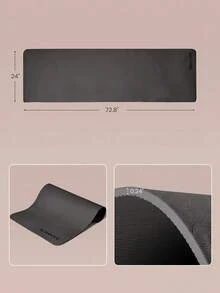 GLOWMODE 1 Pack GlowBase Dual-Grip Double-Sided Anti-Slip Water Resistant TPE Yoga Mat 6mm Thick Yoga Pilates Studio Gym Daily Active Wear - Grey - View 8