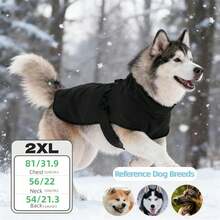 BJAYPET 保暖连帽宠物卫衣，加厚保暖狗狗衣服，纯色，适合小型/中型/大型犬（四脚衣服请参考背长） - 彩色 - 查看 24