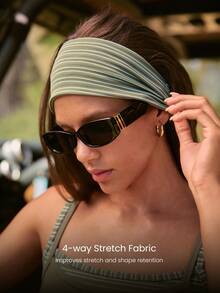 GLOWMODE FeatherFit™-Air Work It 吸汗運動訓練髮帶健身用 - 薄荷綠 - 查看 5
