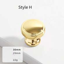 Golden Full Set Of Furniture Handles Suitable For Any Furniture, Including Drawers, Cabinets, Doors, Zinc Alloy Material Cabinets, French Light Luxury Handles - Gold - View 4