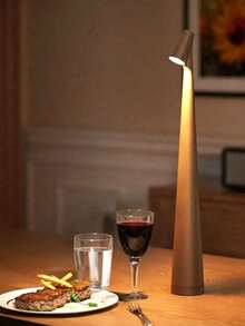 2ps Portable Cordless LED Desk Lamp, Rechargeable Wireless Desk Lamp, 3-Level Brightness, Terrace And Bedside Night Lights, Restaurant Environment Reading Light, Rechargeable Battery Light Suitable For Outdoor, Dining Room, Bedside - Various - View 1
