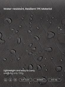 GLOWMODE 1 Pack GlowBase Dual-Grip Double-Sided Anti-Slip Water Resistant TPE Yoga Mat 6mm Thick Yoga Pilates Studio Gym Daily Active Wear - Grey - View 7
