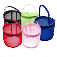1pc Colorful Multi-Size Mesh Yarn Storage Bag, DIY Crochet Tool Organizer. - multicolor - View 9